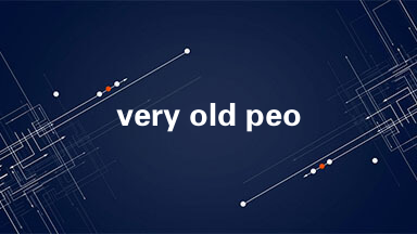 very old people do raise moral