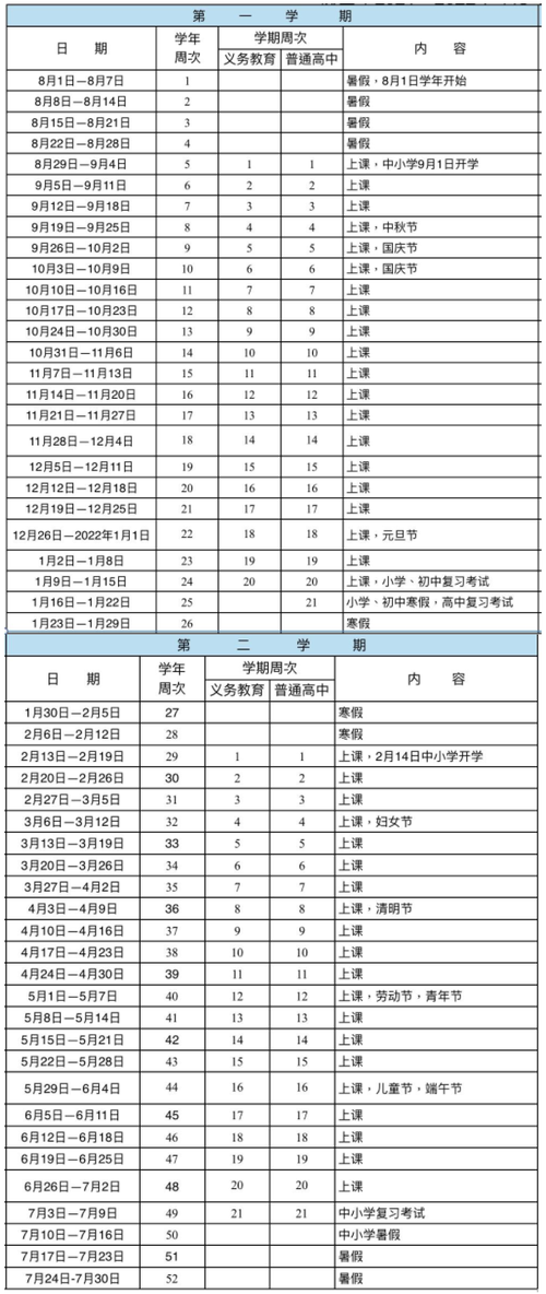 佛山中小学暑假放假时间安排2021 大沥中小学寒暑假时间公布