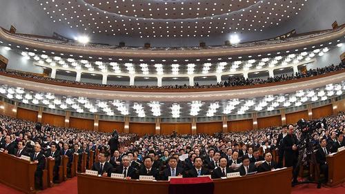 中外记者采访十三届全国人大四次会议 中外记者采访全国政协十三届四次会议