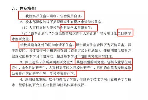 哪些高校不提供研究生宿舍 2021研究生不提供宿舍