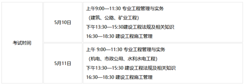 江西二级建造师报名时间2025年考试安排