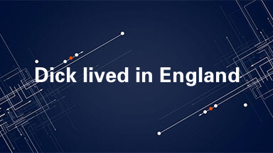 Dick lived in England.InJanuary he said to his wife