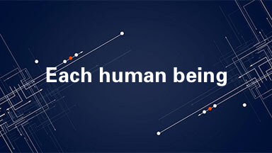 Each human being is born as something unique