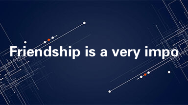 Friendship is a very important human
