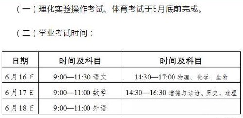 中考时间2021具体时间 达州2021年中考时间出炉