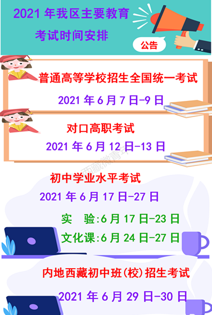 西藏对口高职考试时间 2021年对口高职考试是什么时候