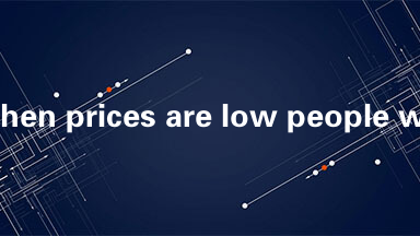 When prices are low people will buy more and when prices are